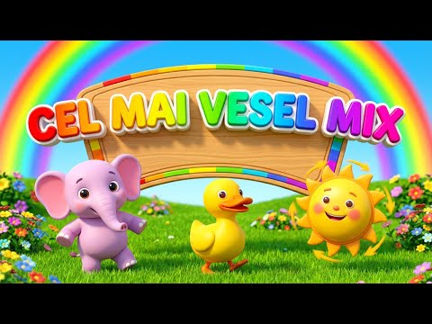 Mix Cantece pentru Copii – 60 Minute NON STOP ✈️ Avion cu Motor | Iepuras Coconas