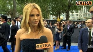 'Extra' Raw! Charlize Theron Stuns at the 'Prometheus' Premiere