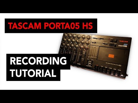 Tascam Porta05 HS tutorial: recording and mixing a cover of Johnny Cash'  "Folsom Prison Blues"