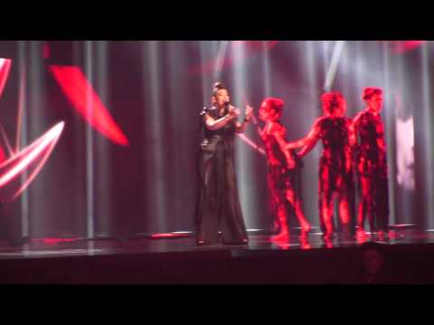ESCKAZ in Stockholm: Sanja Vučić ZAA (Serbia) - Goodbye (Shelter) 2nd rehearsal