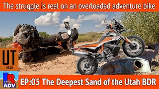Download lagu Heading West EP:05 Hard sand! Section 1 Utah BDR Solo Motorcycle Adventure on an 890r mp3