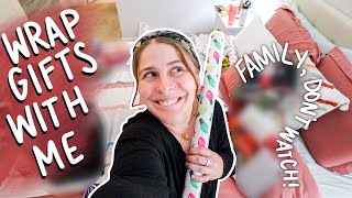 FAMILY, DON'T WATCH! Last Minute Christmas Shopping *oops* & Wrap Presents With Me! | vlogmas day 21