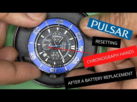 Resetting Pulsar VD53-X045 Quartz Chronograph Hands - A QUICK HOW-TO