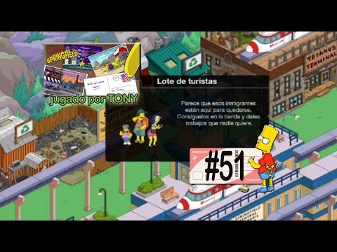 Los Simpson Springfield "Destino Spfld, Cap. 51 - El Lote de turistas" por Tony