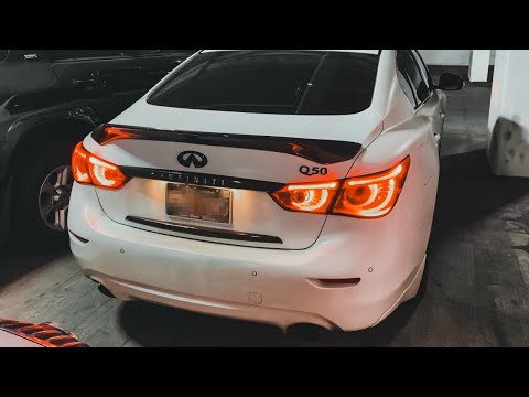 Q50 3.0t AFE Full Catted Downpipes Exhaust (Full Straight Piped)