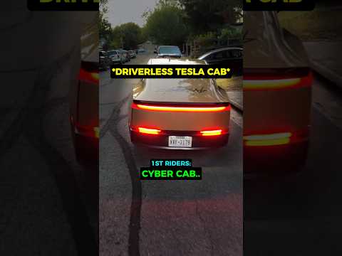 Bro Is The 1st Rider Of New Tesla CyberCab 😯