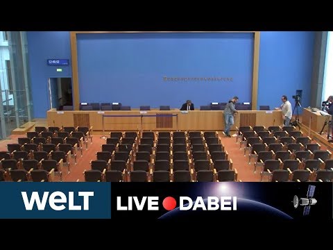 CORONA-KRISE: Bundespressekonferenz der Regierung zur aktuellen Lage