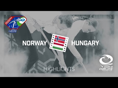 HIGHLIGHTS: Norway v Hungary - World Mixed Doubles Curling Championship 2018