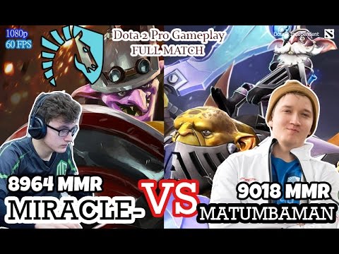 DOTA 2 VIDEOS : Liquid MATUMBAMAN Vs MIRACLE - Alchemist VS TIMBERSAW - Full Match