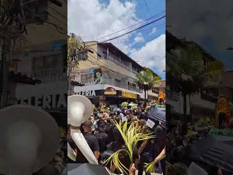 semana santa San Pedro de los Milagros norte de Antioquia domingo de ramos