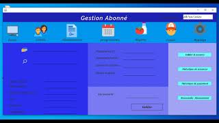 Logiciel gestion salle de sport