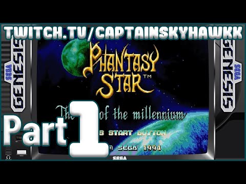 Phantasy Star IV - Sega Genesis - Full Playthrough Part 1 of 2 - Twitch VOD