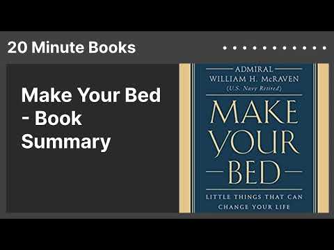 Make Your Bed - Book Summary