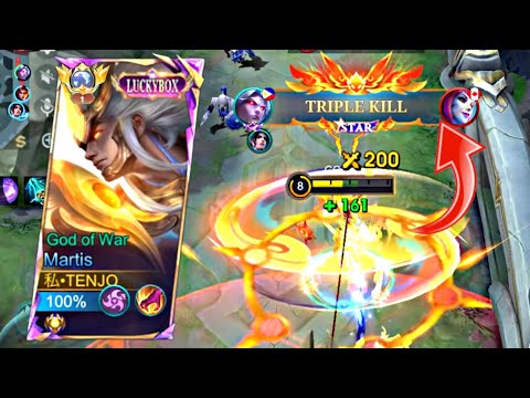 MARTIS PERFECT & SUPER AGGRESSIVE GAMEPLAY!!🔥 | MLBB |