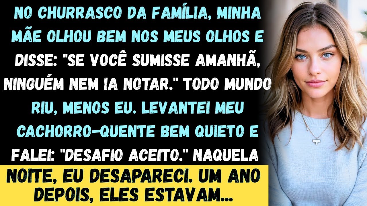 My MOTHER smiled at the family BBQ and said: ‘If you disappeared tomorrow, no one would even go