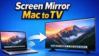 How to Screen Mirror Mac to Smart TV | Wirelessly Connect MacBook to TV Easy!