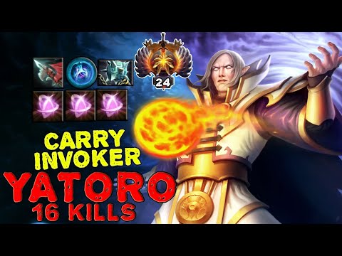 TSPIRIT YATORO GOD Hitter Invoker Carry Meta 16 Kills Pro Gameplay[Observe and Learn]