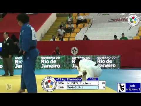 Judo 2012 Grand Slam Rio de Janeiro: Nunes (BRA) - Wang (CHN) [+78kg]