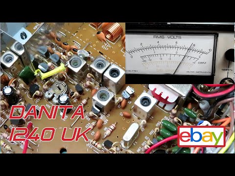 BARGAINS CAN STILL BE HAD! THE DANITA 1240 UK SETUP AND TEST - BEATS MANY MODERN RADIOS - WHO KNEW?