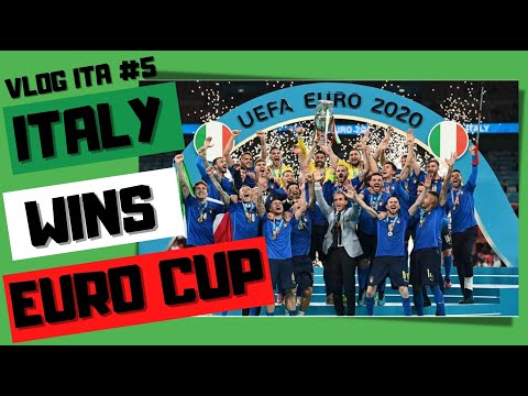 The AZZURRI Italy Win The Euro Cup | Vlog In Italian 5 Ita Eng Subs