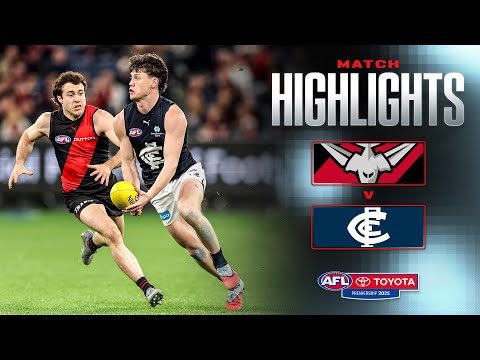 Essendon v Carlton Highlights | Round 24, 2025 | AFL