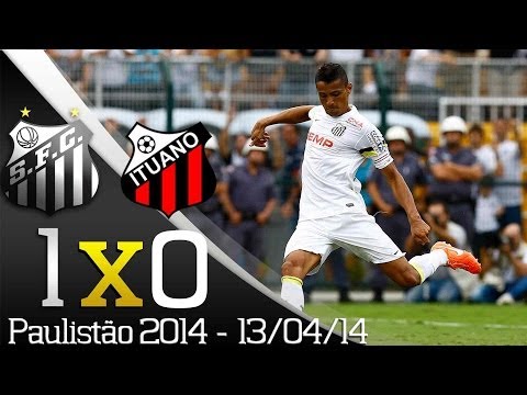 Santos 1 (6) x (7) 0 Ituano - Gols - Paulistão 2014 (13/04/14)