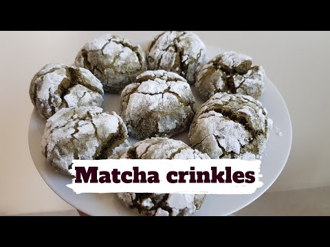 Matcha Crinkles | Matchalicious Crinkles | Easy and Tasty Flavour!