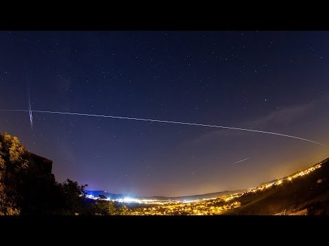 ISS am Himmel über Deutschland