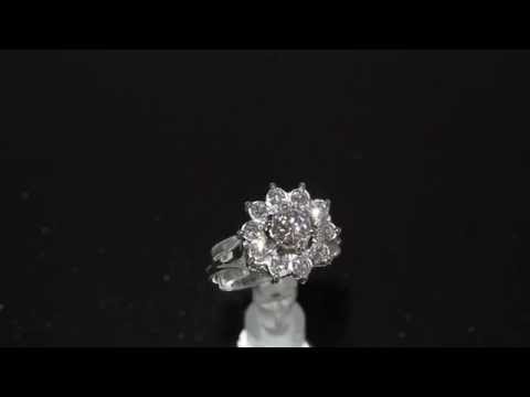 Round Diamond Cluster Ring M833