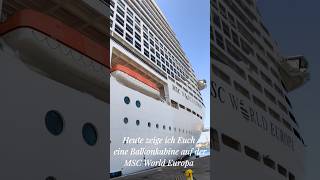 MSC World Europa - haben wir die richtige Balkonkabine gebucht ?