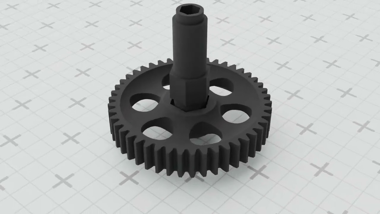 Meat Grinder Drive Gear D82 T46 3D Print Model