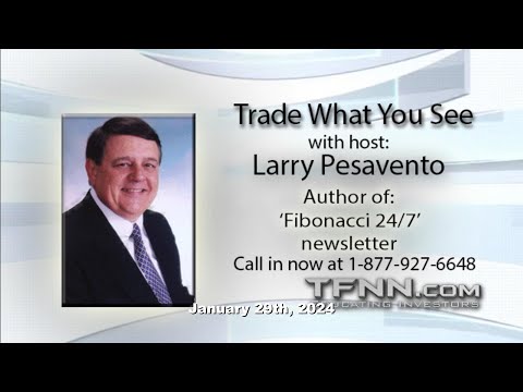 January 29th, Trade What You See with Larry Pesavento on TFNN - 2024