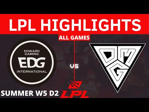 EDG vs. OMG | All Games HIGHLIGHTS - W5 D2 | LPL Summer Split 2021 | EDWARD GAMING VS OH MY GOD