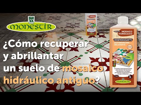 👷🏽🏠¿Cómo recuperar y abrillantar un mosaico hidráulico antiguo?✨💰