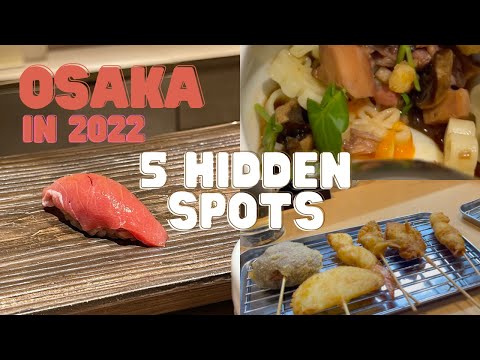 5 HIDDEN bars and restaurants in OSAKA that YOU NEED TO TRY!