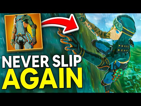 CLIMB In Rain WITHOUT Slipping! FROGGY Armor Set in Tears of the Kingdom