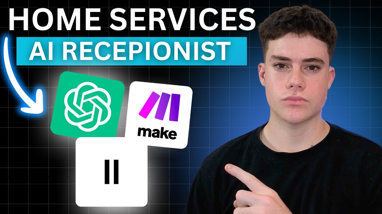 Build An AI Receptionist with ElevenLabs & make For Home Services | Full Guide + Free Template