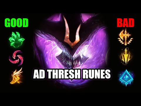 Reviewing EVERY RUNE for AD Thresh - AD Thresh Rune Guide - League of Legends
