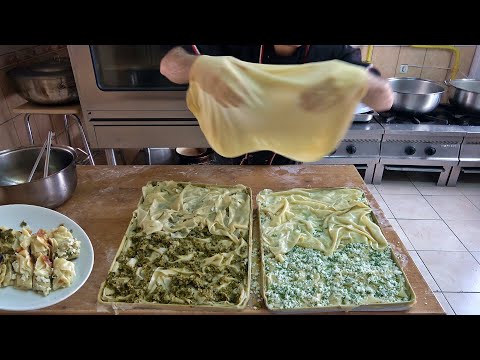 Turkish Su Borek Traditional Cheese And Leek Water Pastry Detailed Recipe