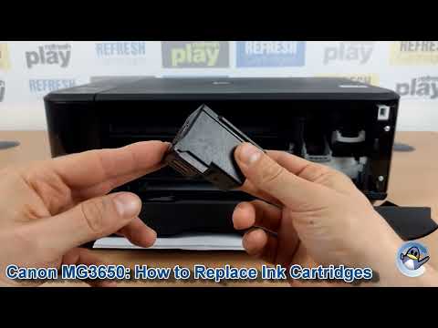 Canon Pixma MG3650: How to Change/Replace Ink Cartridges