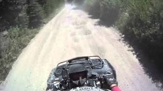 preview picture of video 'Ouray Colorado ATV Trail Rides July 2011 - Part 21 - Mineral Creek Access To Alpine Loop & Lake City'