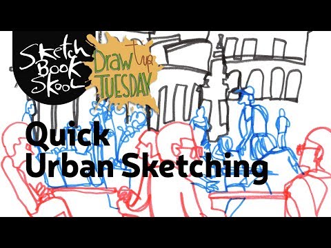 Draw Tip Tuesday - quick Urban Sketching