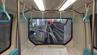 (BPLRT◻️,All NCX-1 successfully debuted) V140-V151 BP2 South View to BP1 Choa Chu Kang