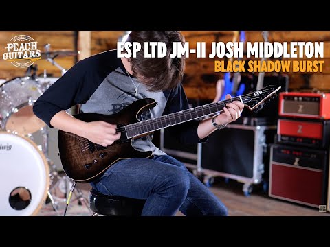 No Talking...Just Tones | ESP LTD JM-II Josh Middleton - Black Shadow Burst