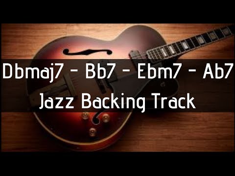 1-6-2-5 Jazz Jam Track in Db Major | Swing Feel 120 BPM