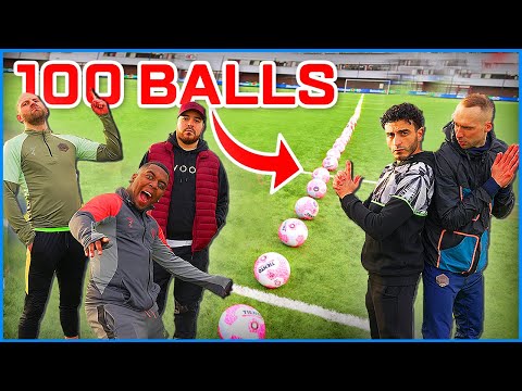 IMPOSSIBLE 100 BALLS CHALLENGE 🤦🏻‍♂️🤪