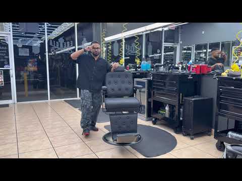 #5078 Retro Barber Chair Heavy Duty Vintage Salon Chair