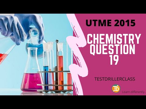 UTME 2015 Chemistry Question 19