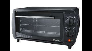 Steba Mini Backofen KB 1001 SE 800, Erstinbetriebnahme