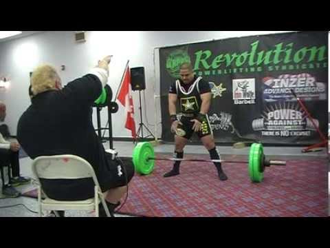 1st attemmpt 485lbs deadlift Barno Newman Classic